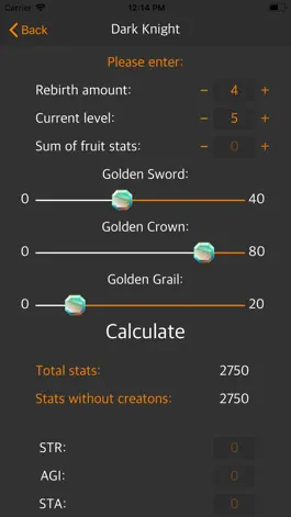 Game screenshot Calculator For Mu Origin hack