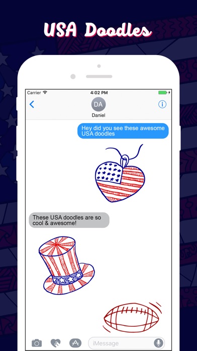 USA Doodles Stickers!! screenshot 2