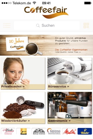 coffeefair.de screenshot 2