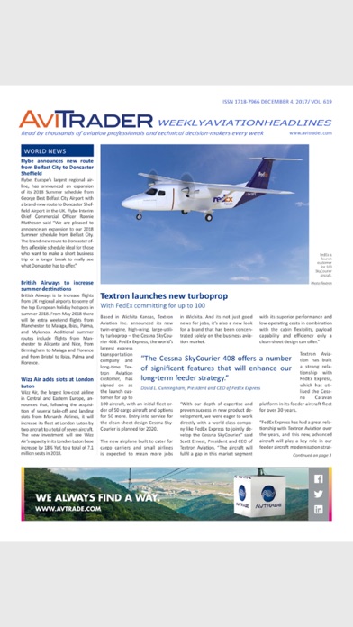 AviTrader Aviation News screenshot 2