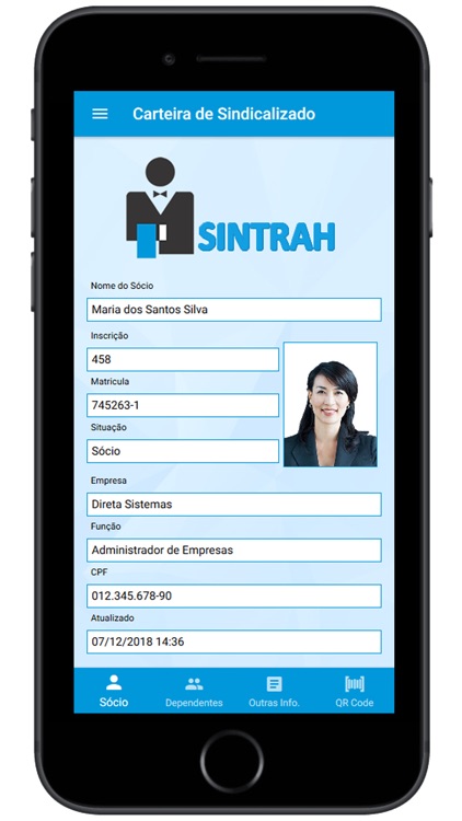 Carteirinha SINTRAH PE