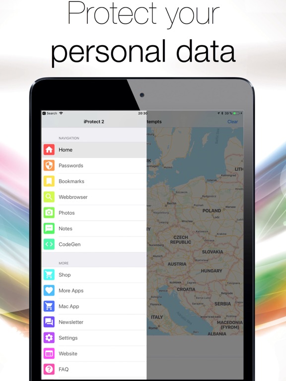 CloudySafe 2 iPad CloudySafe 2 iPad