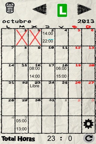 Mis Horarios de Trabajo screenshot 3