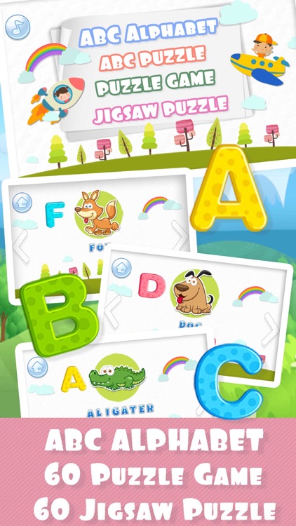 ABC Alphabet & Puzzle Learning