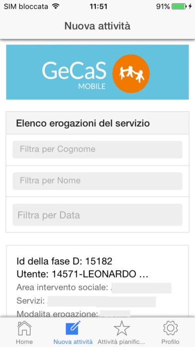 GeCaS Mobile screenshot 2