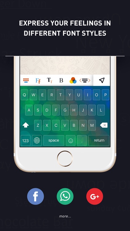Font Keyboard.s Custom Color