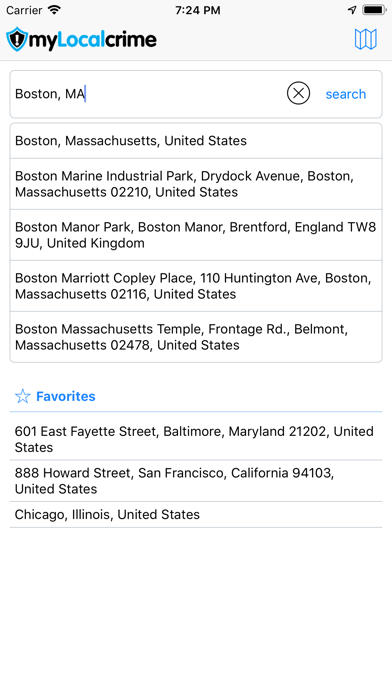 MyLocalCrime screenshot 2