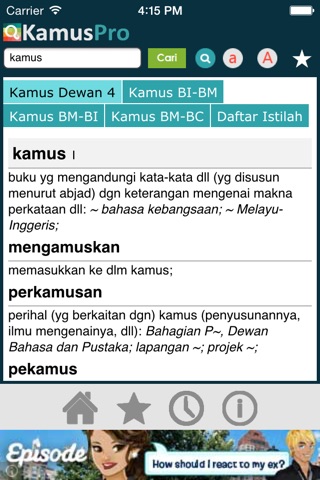 Kamus Pro screenshot 2