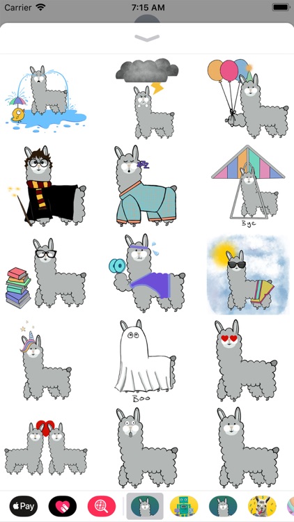 Cute Llama Stickers screenshot-3