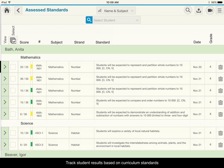 Assessment Tracker- Elementary screenshot-5