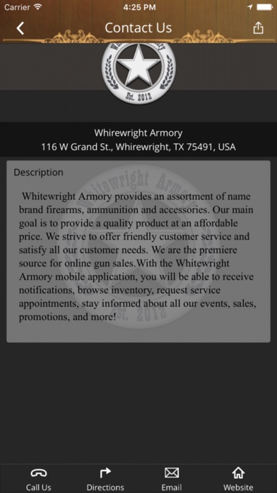 Whitewright Armory screenshot 2