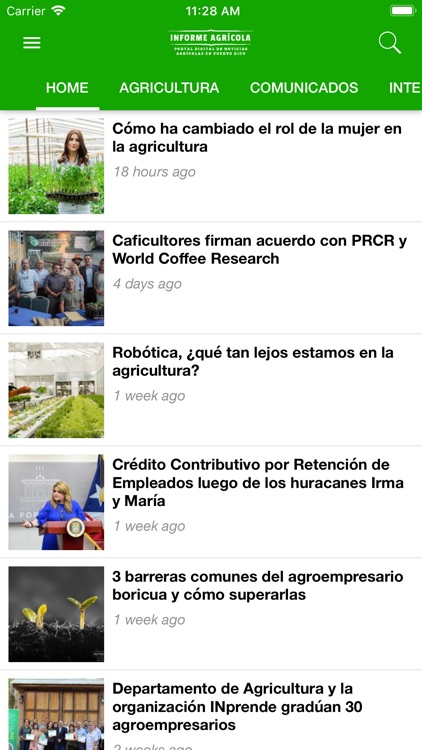 Informe Agricola