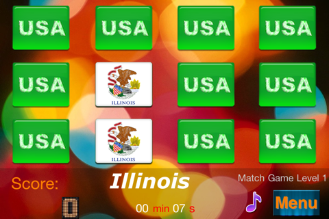 Master USA State flags screenshot 2