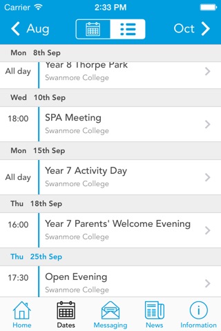 Swanmore College screenshot 2