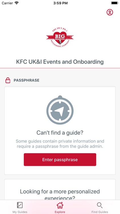 KFC UK&I Events and Onboarding