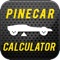 The must-have app for building the fastest PineCar Derby racer on the track
