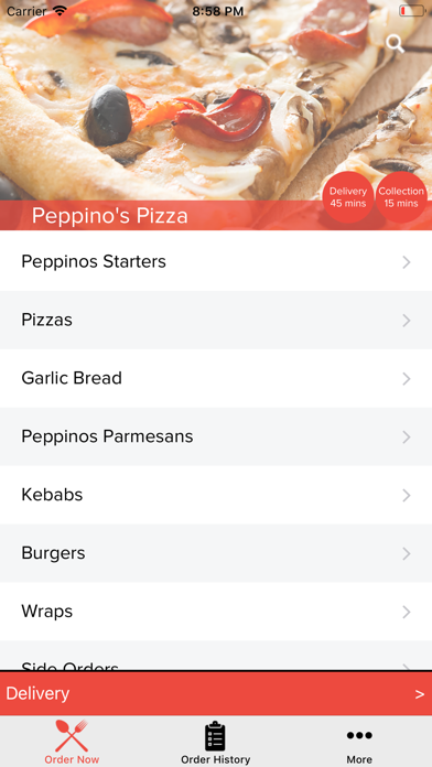 How to cancel & delete Peppinos Pizza Skelton from iphone & ipad 2