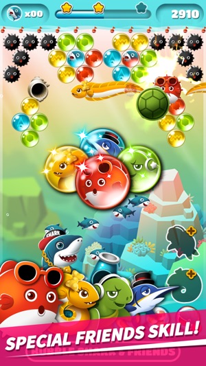 Bubble Shark & Friends(圖2)-速報App