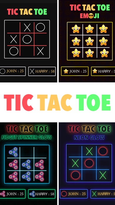 How to cancel & delete Tic Tac Toe : Neon Glow Themes from iphone & ipad 1