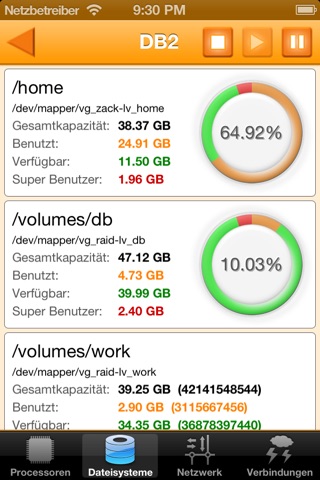 GKrellM - Server-Performance Monitoring-Tool screenshot 2