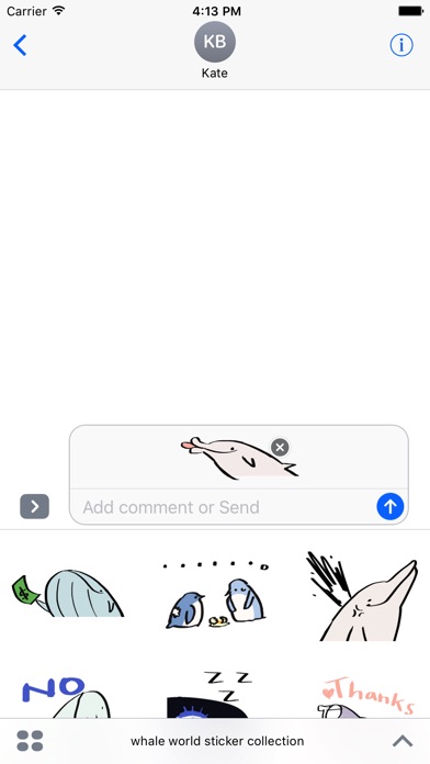 Whale world sticker collection screenshot 2