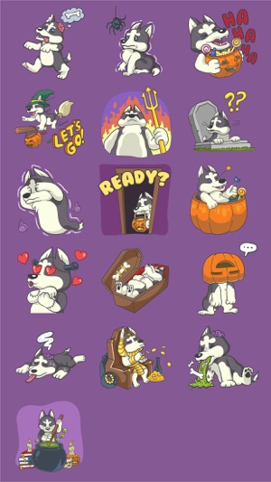 Playful Husky Halloween(圖3)-速報App