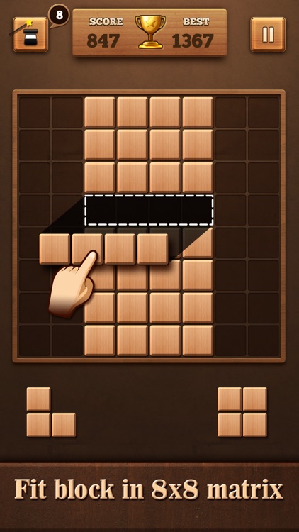 Fill Wooden Block Puzzle 8x8 screenshot-3