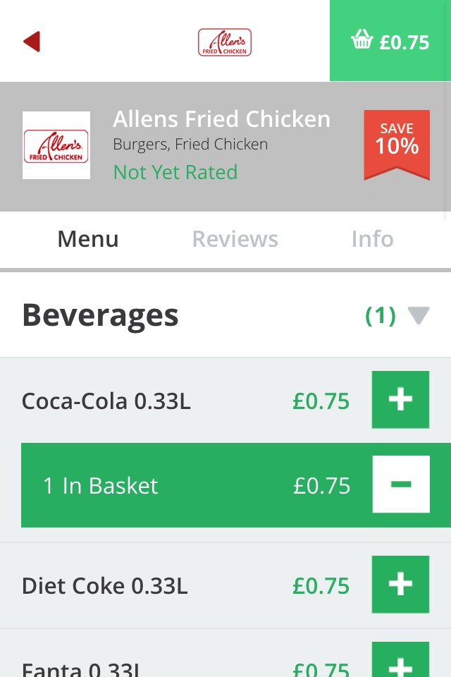 Allens Fried Chicken M8 screenshot 4