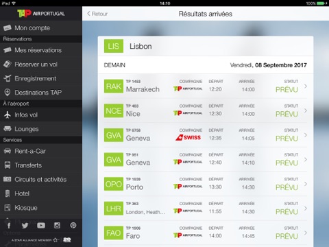 Air Portugal for iPad screenshot 3