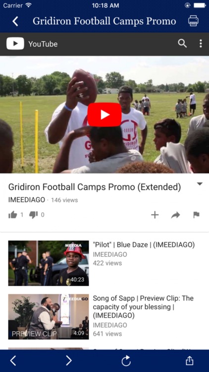 Gridiron Gang Football Camps