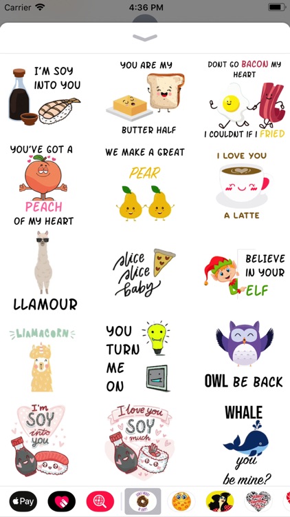 Cute puns punny sticker pack