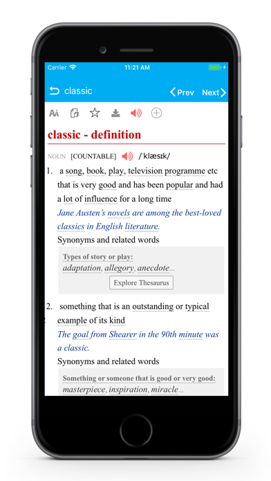 MBox Dictionary English screenshot 3