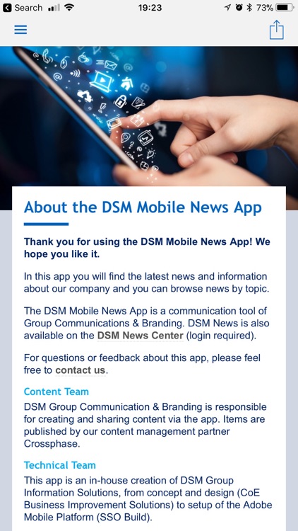 DSM News App