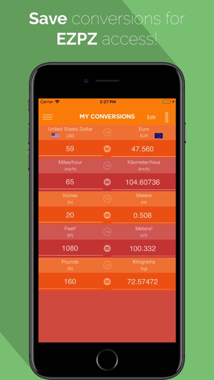 EZPZ Unit Converter screenshot-3