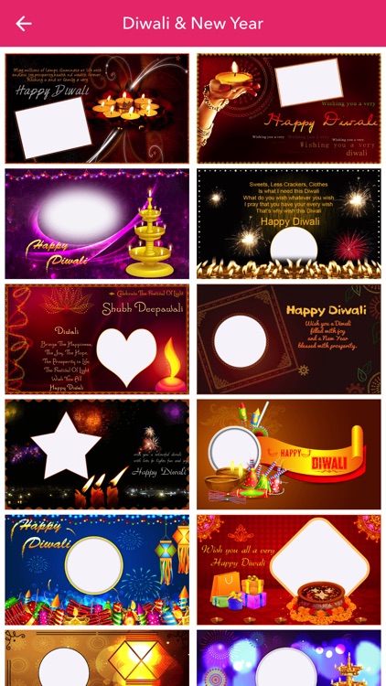 Diwali & New Year Photo Frames