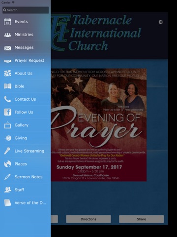 Tabernacle Intl Church screenshot 2