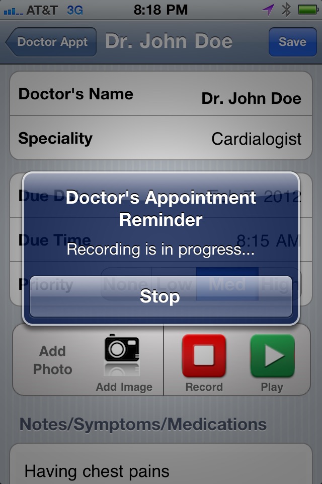 Doctors Appointment Reminder screenshot 3