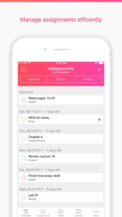 Pocket Schedule Planner screenshot-3