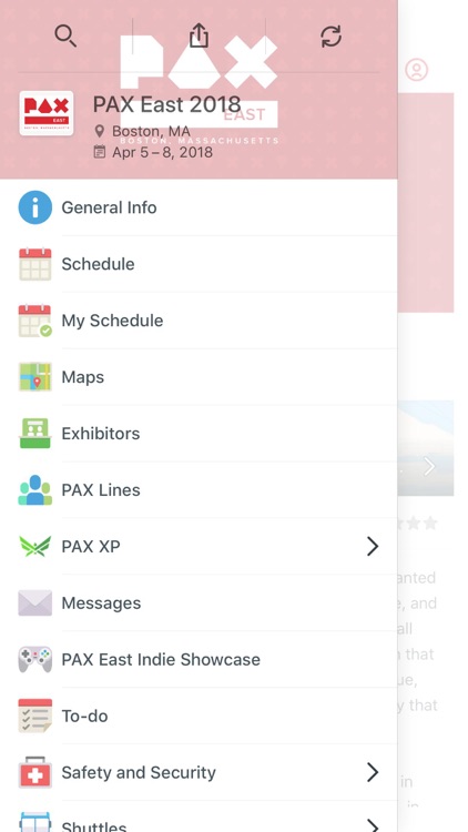 PAX East Mobile App