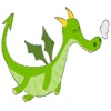 Flappy Green Dragon