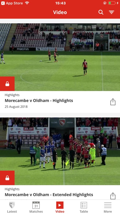 Morecambe Official App