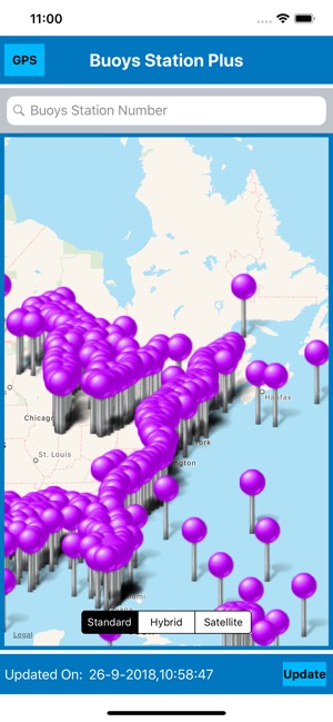 Noaa Buoys Stations MGR