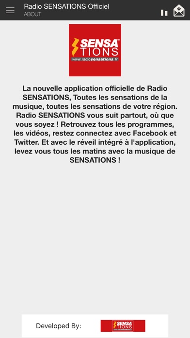 Radio SENSATIONS Officiel screenshot 4