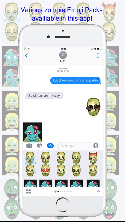 ZombieMoji - Zombie Emojis Custom Keyboard
