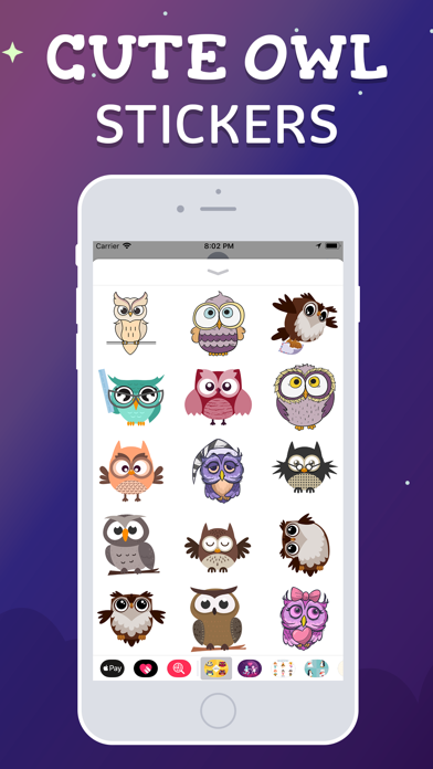 Cute Owl Emojis screenshot 3
