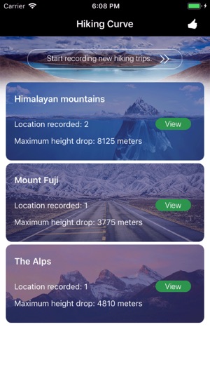 Hiking Curve:Record eachheight(圖2)-速報App