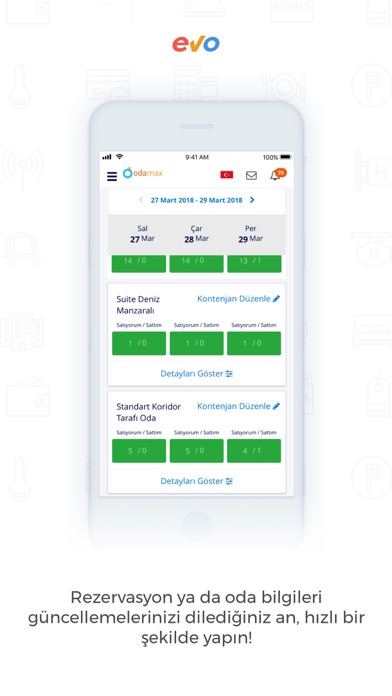 EVO APP – Etstur ve Odamax screenshot 3