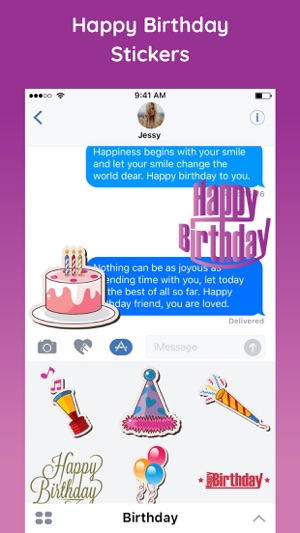 Happy Birthday Emoji Sticker(圖2)-速報App