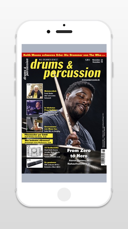 drums & percussion - Magazin