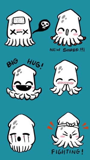 Baby Squid Stickers(圖2)-速報App